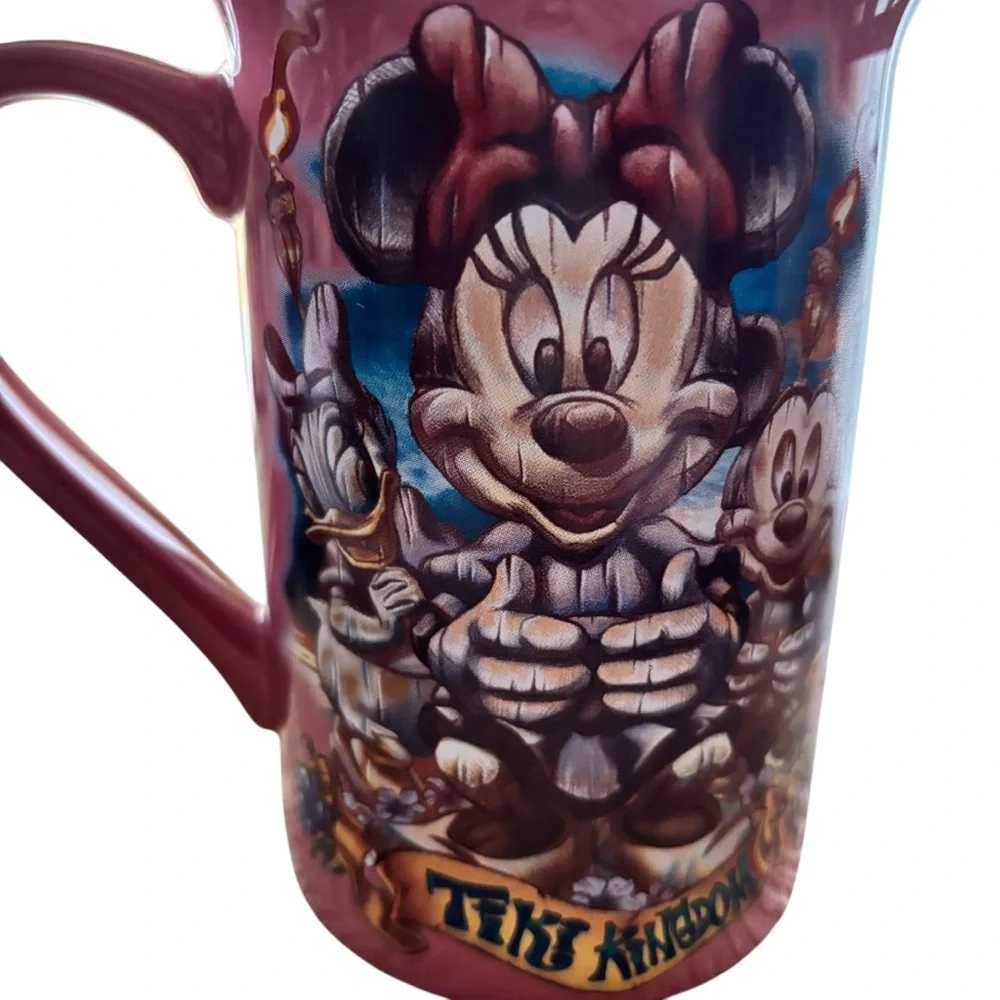 Disney Store Tiki Kingdom Mug Minnie, Mickey & Daisy‎